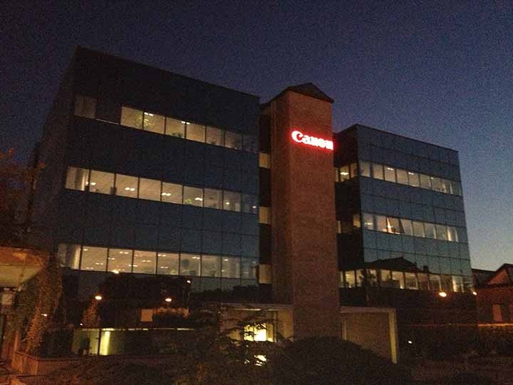 Canon building with Crestron